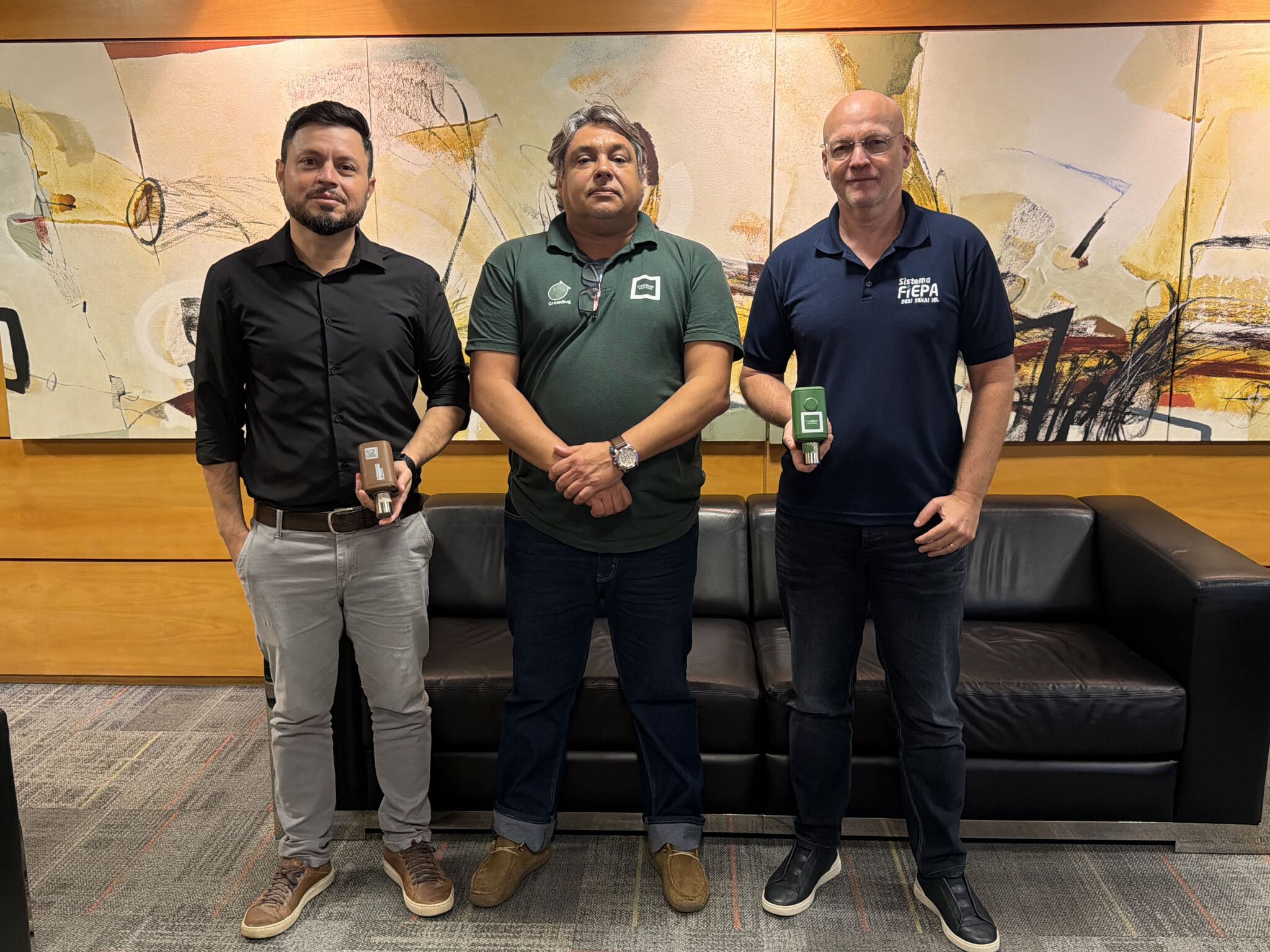 CEO da Carbon Exchange visita a sede do Sistema FIEPA